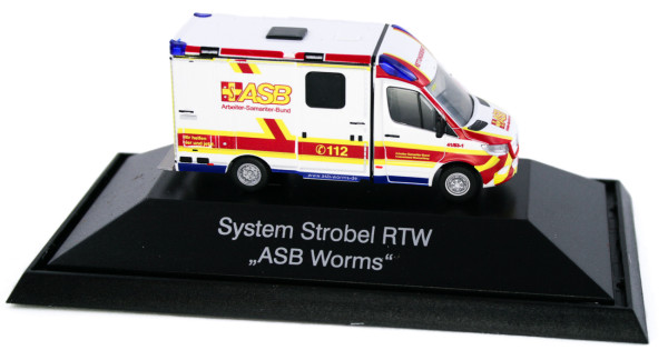 Rietze 76266 - Strobel RTW ´18 ASB Worms - 1:87 - Einsatzserie