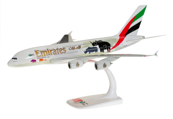 Herpa Wings 612180 - Emirates Airbus A380 &quot;United for Wildlife&quot; (No.2) - 1:250 - Snap-Fit