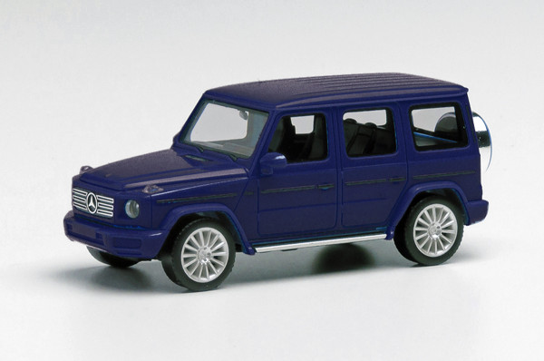 Herpa 430760-002 - Mercedes-Benz G-Klasse mit AMG-Felgen, cavansitblau metallic - 1:87