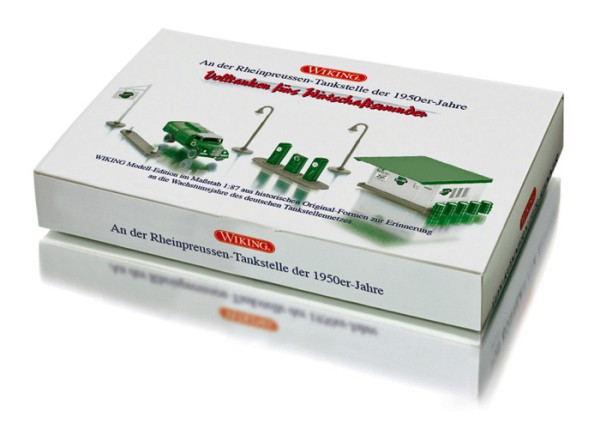 Wiking 099077 - Set "Historische Tankstelle" - H0