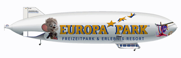 Herpa Wings 533461 - Zeppelin Reederei Zeppelin NT &quot;Europa-Park&quot; - D-LZFN - 1:500