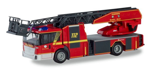 Herpa 094481 - Mercedes-Benz Econic Drehleiter &quot;Feuerwehr Bocholt / Rhede&quot; - 1:87