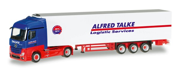 Herpa 306898 - Mercedes-Benz Actros Streamspace Kühlkoffer-Sattelzug &quot;Alfred Talke&quot; - 1:87
