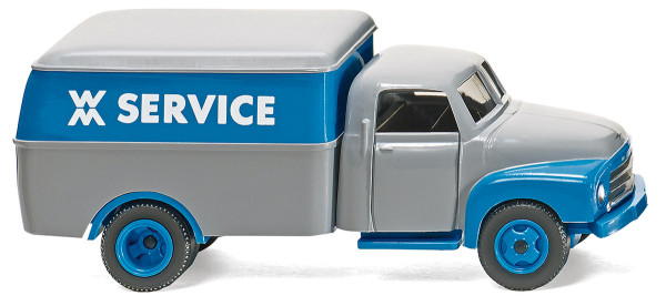 Wiking 035402 - Kastenwagen (Opel Blitz) "WM Service" - 1:87