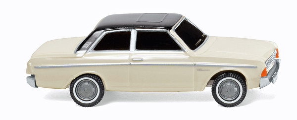 Wiking 020402 - Ford 20M - perlweiß mit schwarzem Dach - 1:87