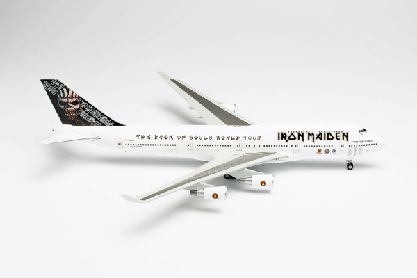 Herpa Wings 571609 - Iron Maiden (Air Atlanta Icelandic) Boeing 747-400 “Ed Force One” - The Book of