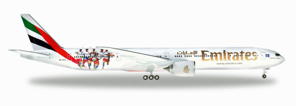 Herpa Wings 559034 - Emirates Boeing 777-300ER "Hamburger SV" - A6-EPS - 1:200