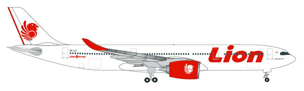 Herpa Wings 533676 - Lion Air Airbus A330-900 neo - PK-LEI - 1:500