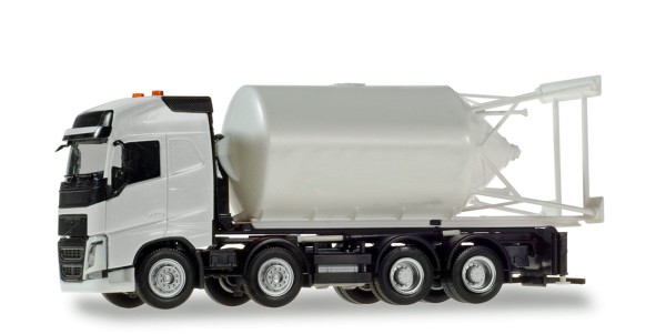 Herpa 013604 - Herpa Minikit: Volvo FH Gl. Silosteller-LKW 4-achs, weiß - 1:87