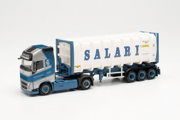 Herpa 314718 - Volvo FH Gl. 2020 30 ft. Bulkcontainer-Sattelzug / 30 ft. bulkcontainer trailer „Sala