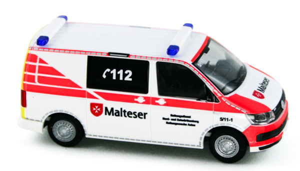 Rietze 53722 - Volkswagen T6 Malteser Aalen - 1:87