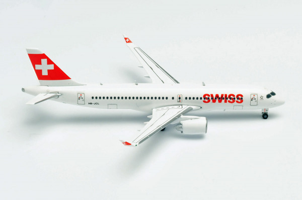 Herpa Wings 562614-001 - Swiss International Air Lines Airbus A220-300 &quot;Winterthur&quot; - HB-JCL - 1:400