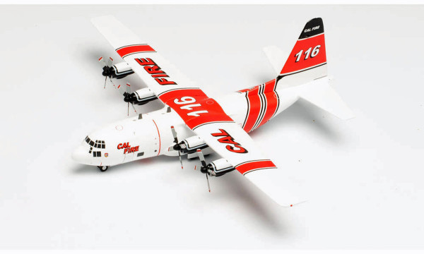 Herpa Wings 571470 - CAL Fire Lockheed Martin C-130H Hercules - 116 - 1:200