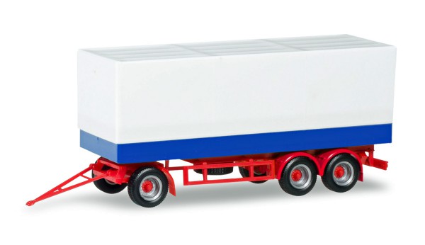 Herpa 076852 - Planenhänger 3-achs, unbedruckt - 1:87