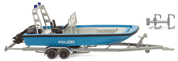 Wiking 009545 - Polizei - Mehrzweckboot MZB 72 (Lehmar) - 1:87
