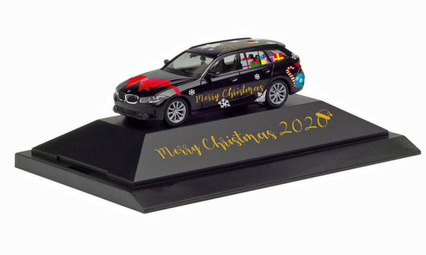 Herpa 102162 - BMW 3er Touring &quot;Herpa Weihnachts-PKW 2020&quot; - 1:87