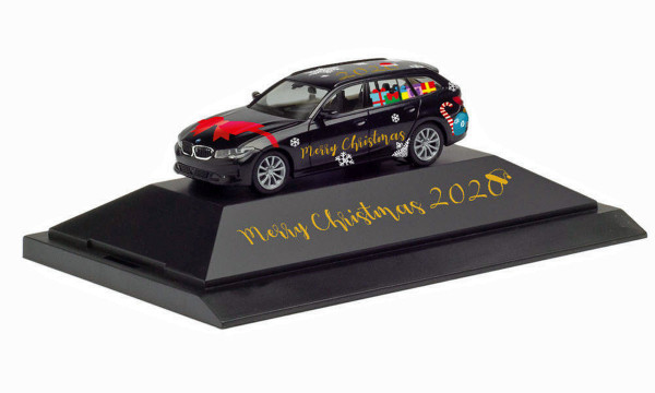 Herpa 102162 - BMW 3er Touring "Herpa Weihnachts-PKW 2020" - 1:87