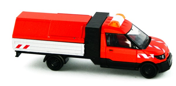 Rietze 33200 - Streetscooter Work L Pritsche/Müllhaube Stadtreinigung - 1:87
