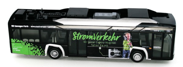 Rietze 73020 - Solaris Urbino 12 '14 electric infra Fürth - 1:87