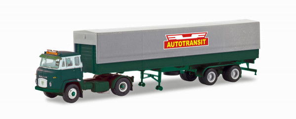 Herpa 87MBS026017 - Scania LB 76 Planen-Sattelzug "Bilspedition" (S) - 1:87