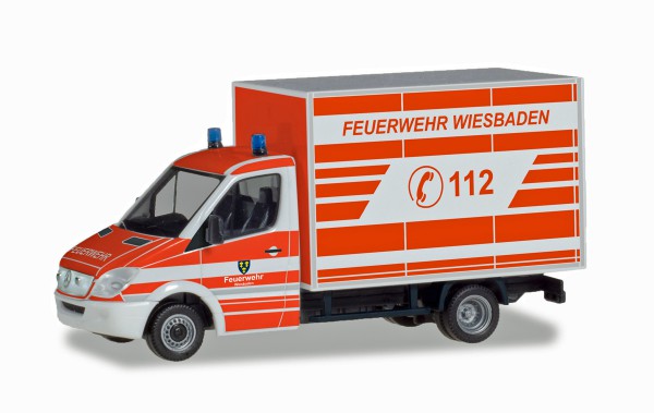 Herpa 094511 - Mercedes-Benz Sprinter Koffer "Feuerwehr Wiesbaden" - 1:87
