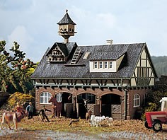 Vollmer 43726 - Stall mit Taubenschlag - H0