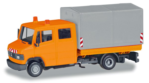Herpa Basic 094177 - Mercedes-Benz T2 Pritsche/Plane &quot;kommunal&quot; - 1:87