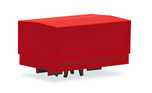 Herpa 053877-002 - Zubehör Ballastpritschen groß für Schwerlastzugmaschine, rot (2 Stück) - 1:87