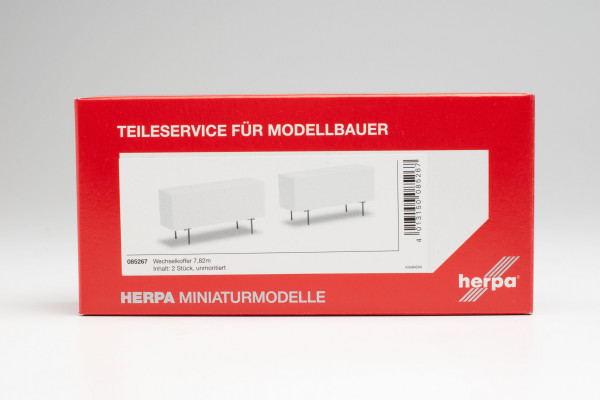 Herpa 085267 - Teileservice Wechselkoffer 7,82m - 1:87