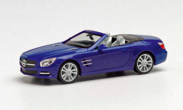 Herpa 034838-002 - MB SL-Klasse Cabrio, cavansitblau metallic - 1:87