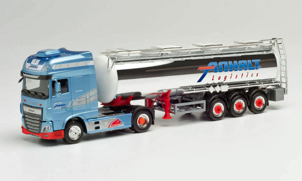 Herpa 312691 - DAF XF SSC Euro 6 Chromtank-Sattelzug "Anhalt Logistics" - 1:87