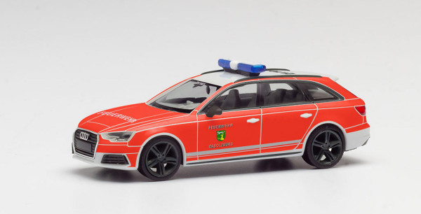 Herpa 095303 - Audi A4 Avant &quot;Feuerwehr Cadolzburg&quot; - 1:87