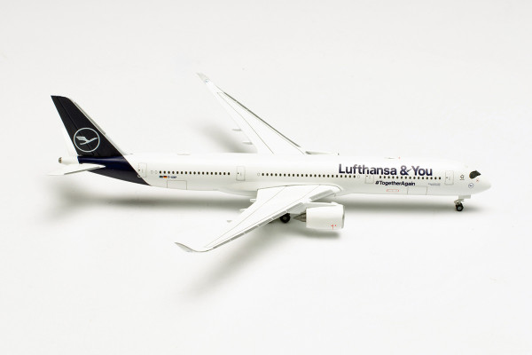Herpa Wings 536066 - Lufthansa Airbus A350-900 “Lufthansa &amp; You” – D-AIXP “Braunschweig” - 1:500
