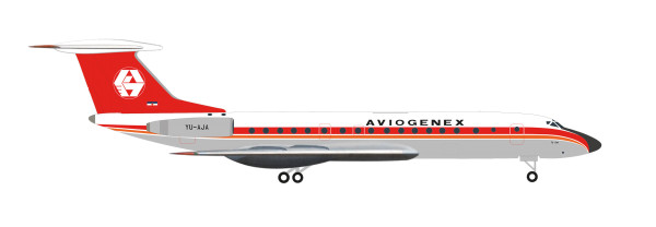 Herpa Wings 537018 - Aviogenex Tupolev TU-134A – YU-AJA “Titograd” - 1:500