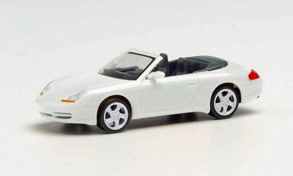 Herpa 032674-002 - Porsche 996 C4 Cabrio, carraraweiß metallic - 1:87