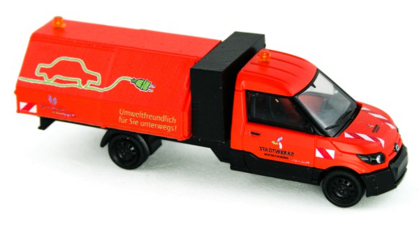 Rietze 33202 - Streetscooter Work L Müllhaube Stadtwerke Bad Oeynhausen - 1:87