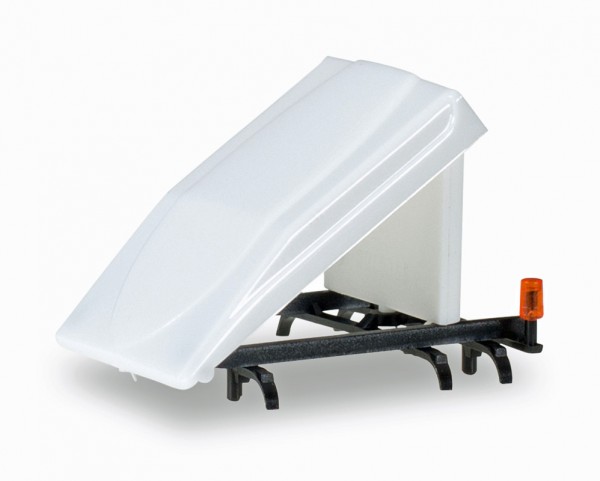 Herpa 051958 - Zubehör BF3 Dachaufbau, weiß (Inhalt: 2 Stück) - 1:87