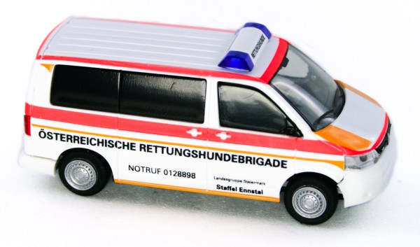 Rietze 53441 - Volkswagen T5 ´10 Österr. Rettungshundebrigade Oberösterreich (AT) - 1:87