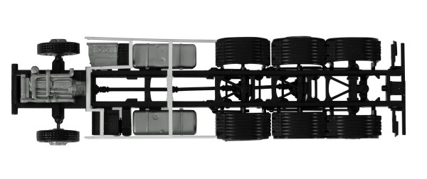 Herpa 084703 - Fahrgestell Volvo 4-achs LKW mit Chassisverkleidung (Inhalt: 2 Stück) - 1:87