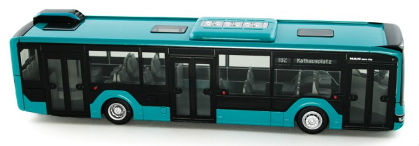 Rietze 75302 - MAN Lion´s City 12 ´18 3trg. Vorführdesign - 1:87