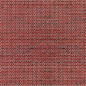 Vollmer 46042 - Mauerplatte Klinker, rot aus Karton - H0 - 25 x 12,5 cm, 10 Stück