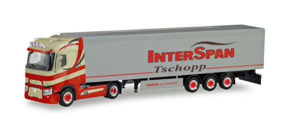 Herpa 311618 - Renault T Schubboden-Sattelzug &quot;Tschopp Interspan&quot; (CH) - 1:87