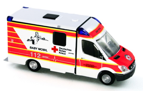 Rietze 61715 - Strobel RTW Baby Mobil DRK Siegen - 1:87