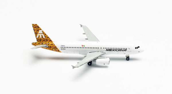 Herpa Wings 535304 - Mexicana de Aviacíon Airbus A320 - Centenary Series - Talavera tail design - XA