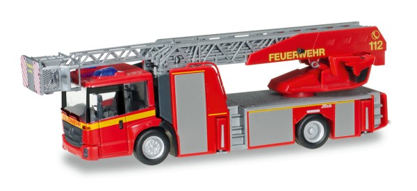 Herpa 092777 - Mercedes-Benz Econic Metz Drehleiter L32 XS "Feuerwehr" - 1:87