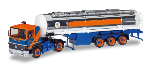 Herpa 306812 - Renault R 310 Chromtank-Sattelzug "Troll" (A) - 1:87