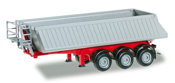 Herpa 076548-002 - Schmitz Kippauflieger, 3a, rot - 1:87