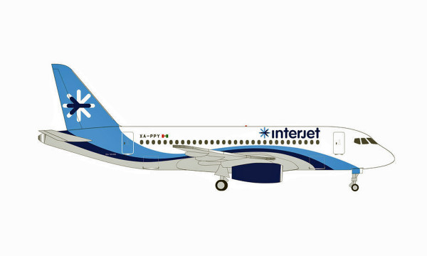 Herpa Wings 534710 - Interjet Airlines Sukhoi Superjet 100 - XA-PPY - 1:500