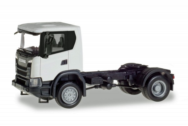 Herpa 309769 - Scania CG 17 4x4 Zugmaschine, weiß - 1:87