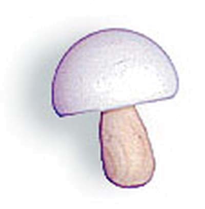 Champignons aus Holz - 12 Stück (7058)